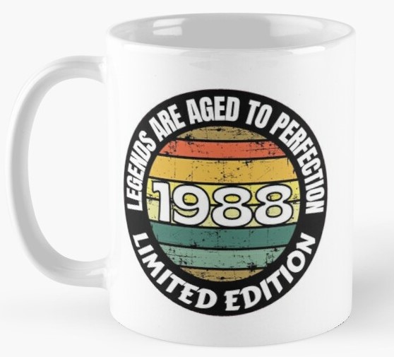 Birth Year Mug 1988